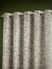 Wylder Linen Bengal Chenille Eyelet Curtains - Image 2 of 5