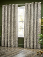 Wylder Linen Bengal Chenille Eyelet Curtains - Image 5 of 5