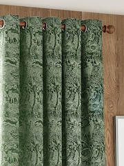 Cortinas de ilhós de chenille Furn Winter Woods - Imagem 4 de 6