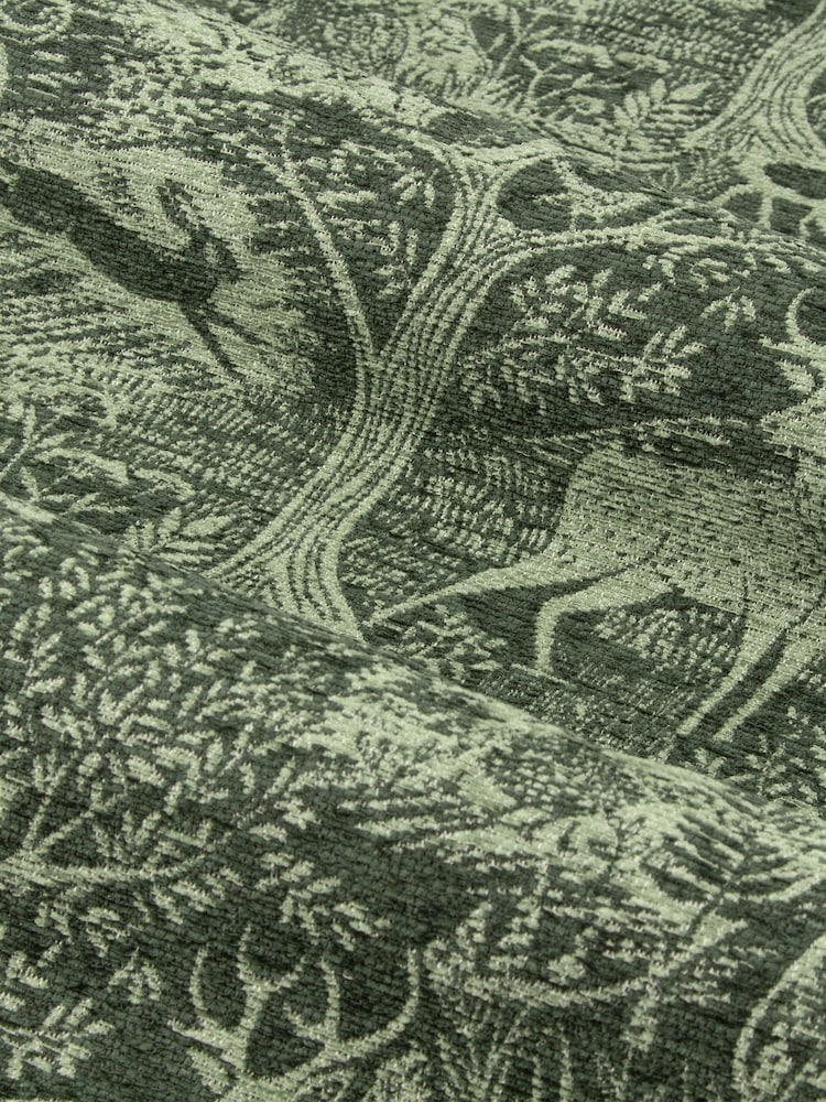 Cortinas de ilhós de chenille Furn Winter Woods - Imagem 6 de 6