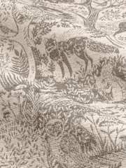 Furn Taupe Winter Woods Chenille Eyelet Curtains - Image 6 of 6