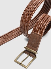 Rodd & Gunn Brown Stirling Stretch Belt - Image 3 of 3