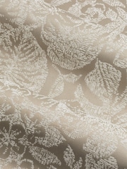 Wylder Natural Bali Botanical Jacquard Eyelet Curtains - Image 4 of 5