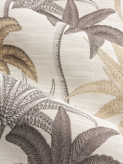Wylder Natural Galapagos Tropical Jacquard Eyelet Curtains - Image 4 of 5