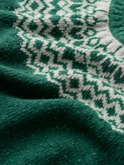 Seasalt Cornwall Green Port Kinnis Merino Jumper - Image 4 of 4