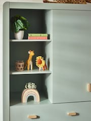 Sage Green Kids Alix Double, 3 drawers Wardrobe - Image 3 of 13