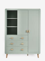 Sage Green Kids Alix Double, 3 drawers Wardrobe - Image 7 of 13
