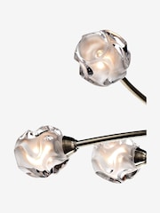 Dar Lighting Brass Seattle 8 Light Semi Flush Fitting Ceiling Light - Image 3 of 4
