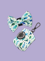 Pawsome Paws Boutique Blue Dog Poo Bag Holder And Bow Tie Set - Image 2 of 5