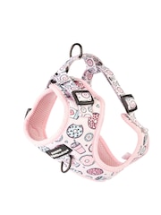 Pawsome Paws Boutique Pink Blue Adjustable Dog Harness - Image 3 of 4
