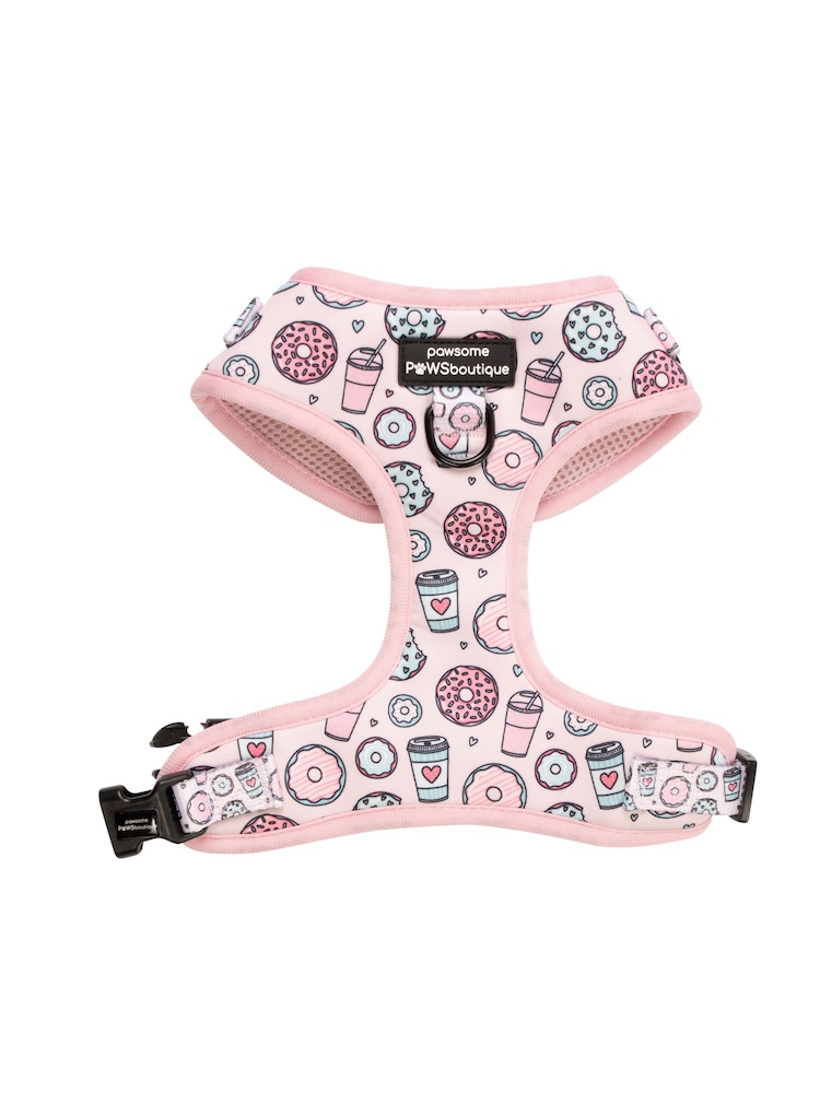 Pawsome Paws Boutique Pink Blue Adjustable Dog Harness - Image 4 of 4