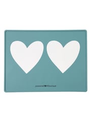 Pawsome Paws Boutique Teal Green Silicone Pet Placemat - Image 3 of 5