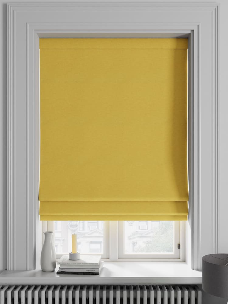 Buttercup Yellow Soho Made To Measure Roman Blind - Image 1 of 6