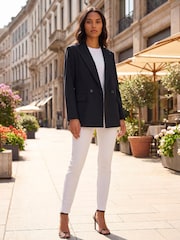 Roman Black Premium Stretch Ponte Blazer - Image 2 of 4