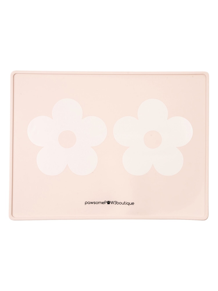 Pawsome Paws Boutique Pink Silicone Pet Placemat - Image 5 of 5