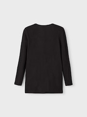 Name It Black Knitted Cardigan with Pockets - Image 3 of 4