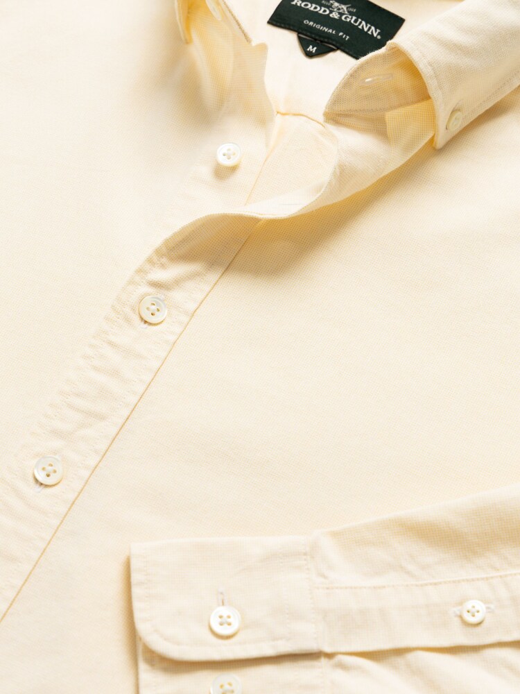 Rodd & Gunn Yellow Cambridge Shirt - Image 5 of 5
