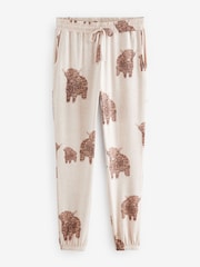 Ecru Cream Hamish Cosy Long Sleeve Pyjamas - Image 8 of 9