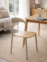 Fusion Living Beige Fusion Living Darley Dining Chair - Image 1 of 4
