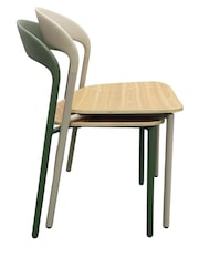 Fusion Living Beige Fusion Living Darley Dining Chair - Image 3 of 4
