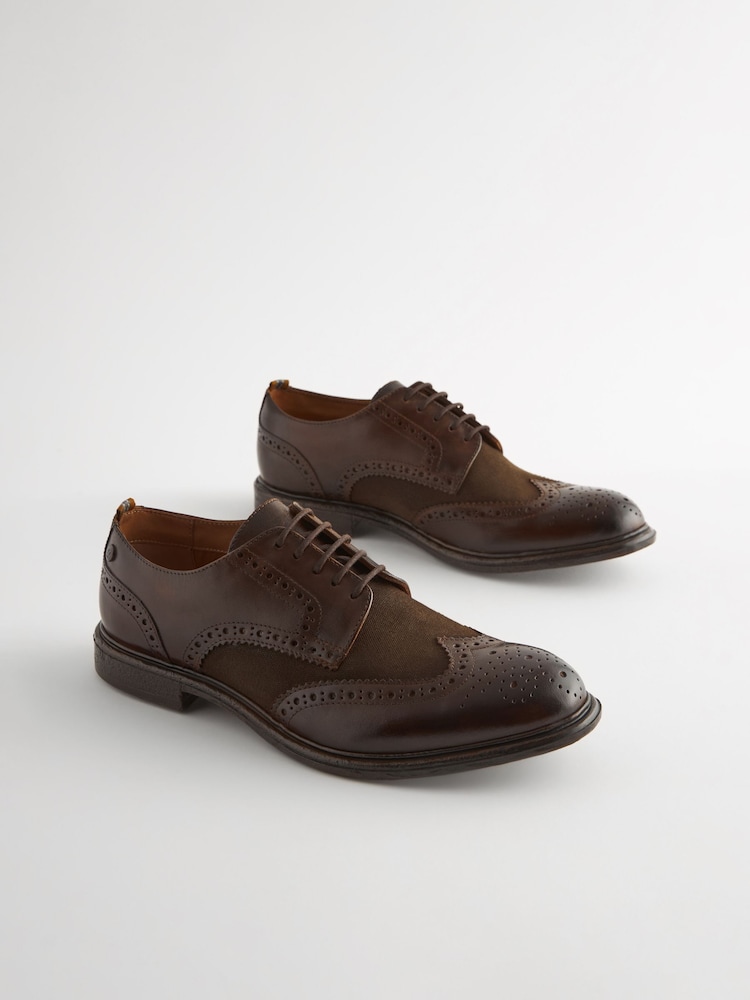 Brown Heritage Brogue Shoes - Image 1 of 6