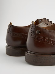 Brown Heritage Brogue Shoes - Image 3 of 6