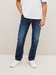 Modra bogata - Raven kroj - Vintage Wash denim kavbojke - Slika 1 iz 9