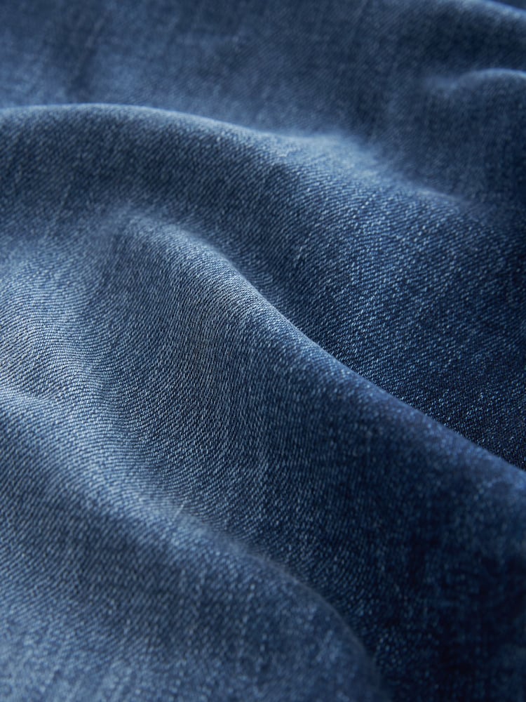 Modra bogata - Raven kroj - Vintage Wash denim kavbojke - Slika 9 iz 9