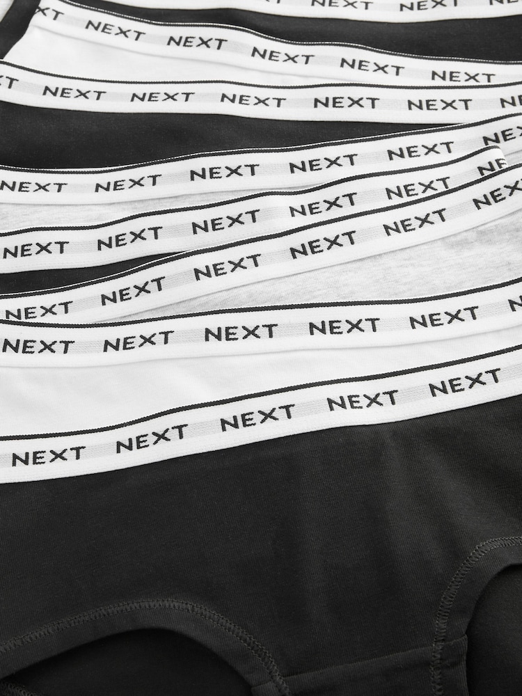 Black/White Hipster Briefs 10 Pack (1.5-16yrs) - Image 6 of 6