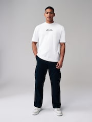 White Multi Floral Relaxed Fit Floral Nature Graphic T-Shirt - Image 3 of 8