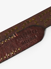 Superdry Brown Logo Goods 100% Cotton Belt - Image 2 of 3