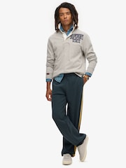 Superdry Eclipse Navy/Winter Gold Essential Logo Straight Joggers - Image 1 of 5