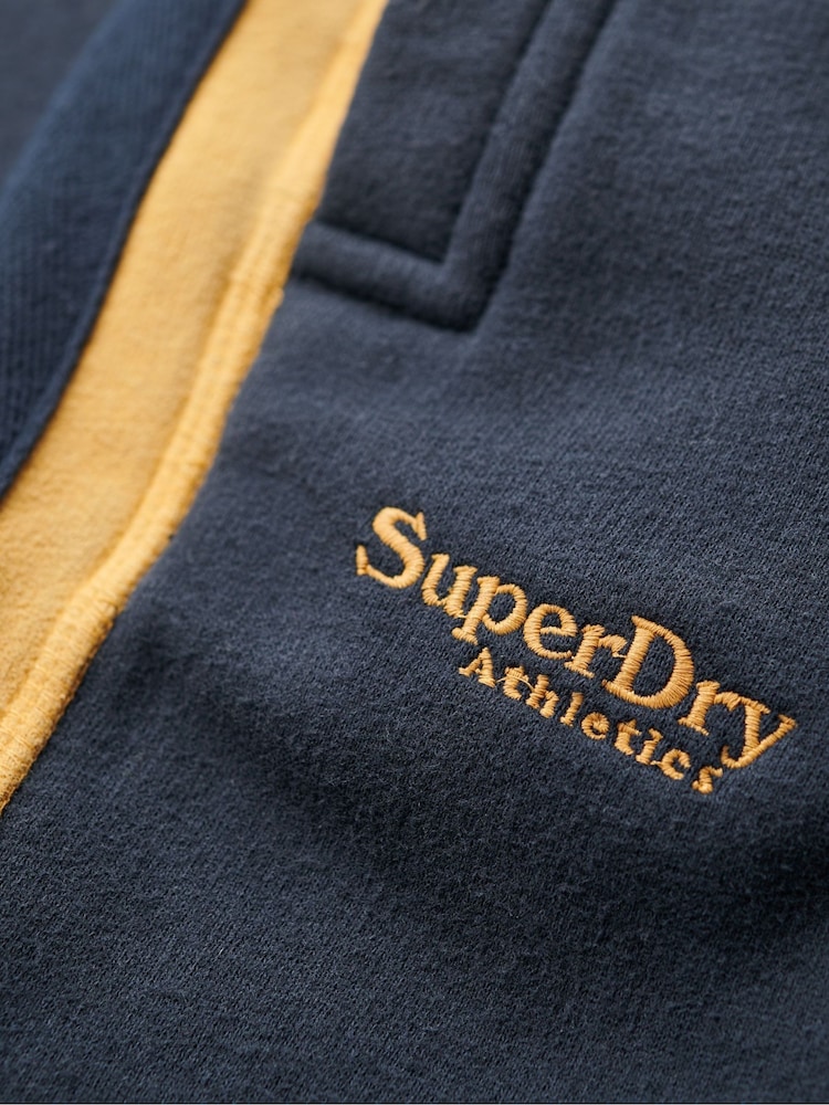 Superdry Eclipse Navy/Winter Gold Essential Logo Straight Joggers - Image 7 of 7 Superdry Eclipse Navy/Winter Gold Essential Logo Straight Joggers - Image 7 of 7