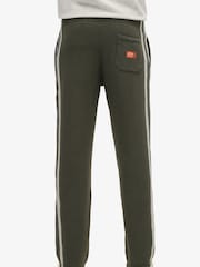 Superdry Dark Green/Athletic Grey Marl Essential Logo Straight Joggers - Image 3 of 7