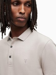 AllSaints Natural Reform Short Sleeve Polo Shirt - Image 5 of 6