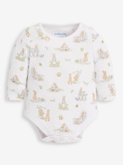 JoJo Maman Bébé Blue 2-Piece Peter Rabbit Baby Dungaree Set - Image 6 of 7
