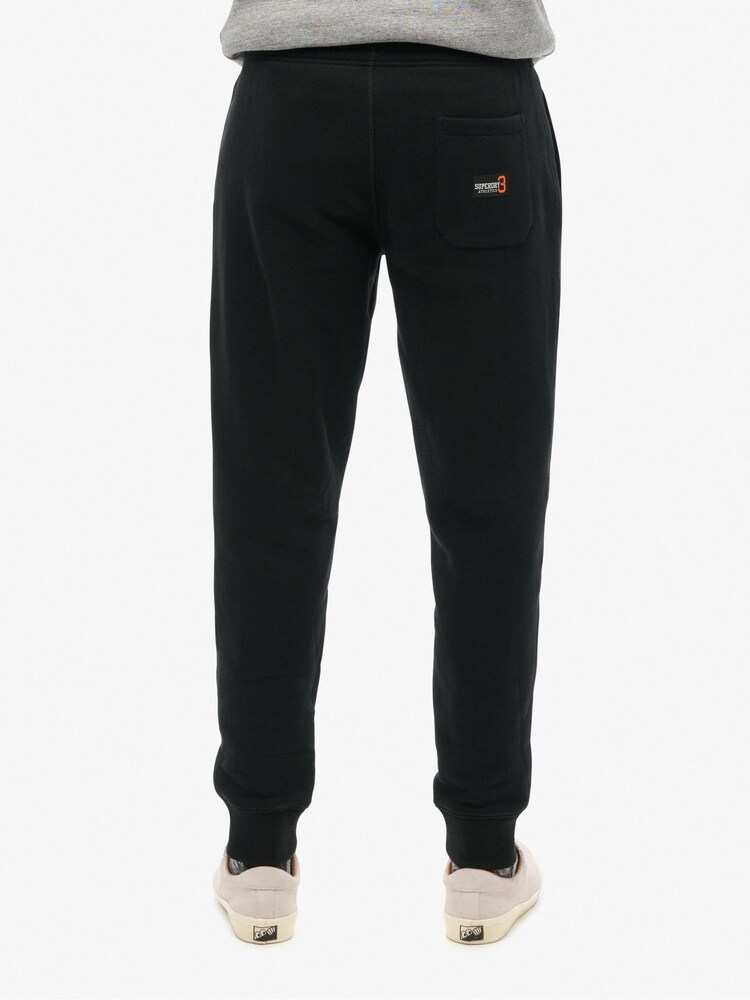 Superdry Black Essential Logo Joggers - Image 2 of 7
