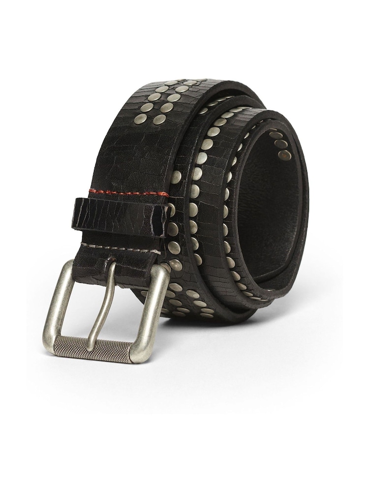 Superdry Black Logo Goods 100% Cotton Belt - Image 1 of 3