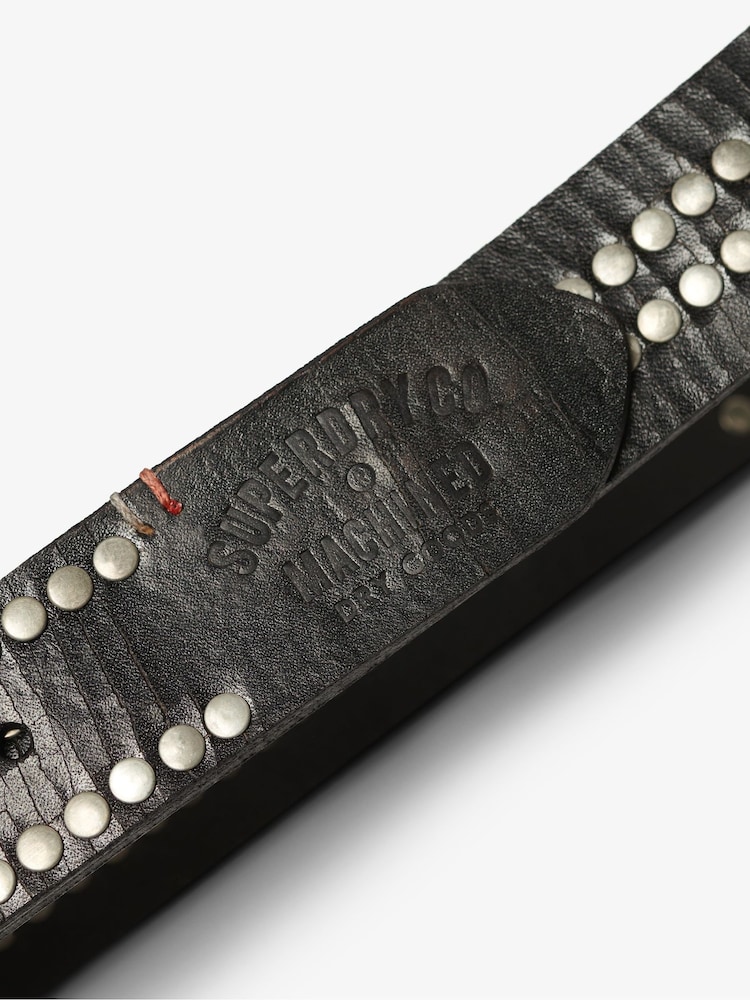 Superdry Black Logo Goods 100% Cotton Belt - Image 2 of 3 Superdry Black Logo Goods 100% Cotton Belt - Image 2 of 3