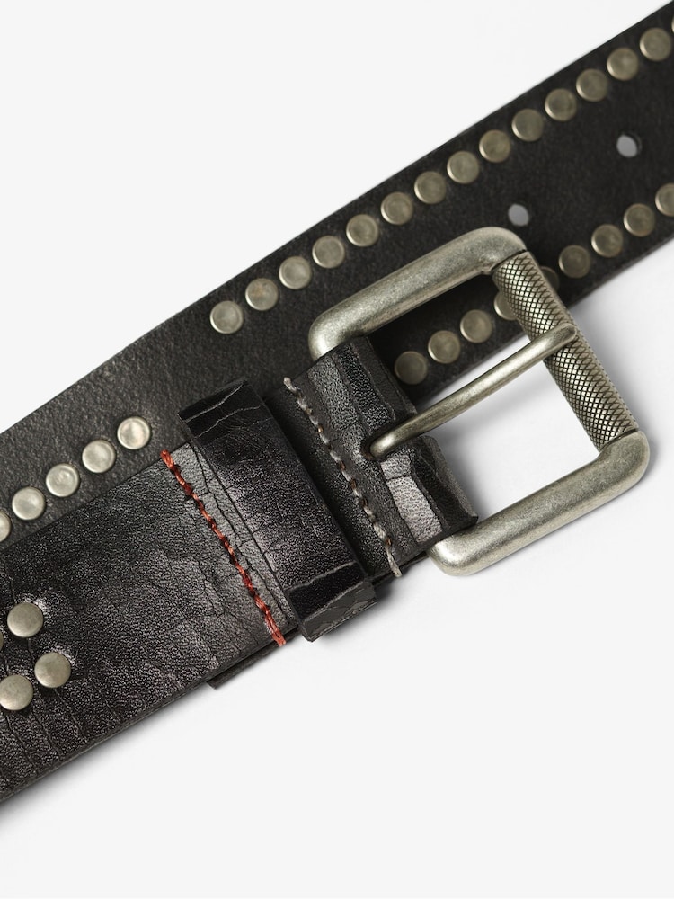 Superdry Black Logo Goods 100% Cotton Belt - Image 3 of 3