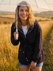 Roman Black Shower Resistant Rain Jacket - Image 1 of 4