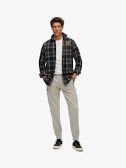 Superdry Light Grey Marl Essential Logo Joggers - Image 3 of 5