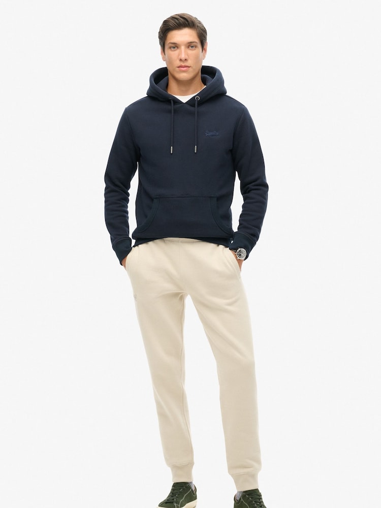 Superdry Light Stone Beige Essential Logo Joggers - Image 1 of 1