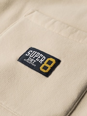 Superdry Light Stone Beige Essential Logo Joggers - Image 6 of 6
