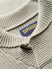 Superdry Grey Marl Merchant Shawl Neck Jumper - Image 5 of 5