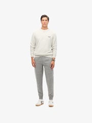 Superdry Dark Grey Fleck Marl Essential Logo Joggers - Image 1 of 6