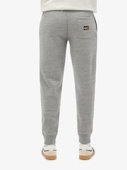 Superdry Dark Grey Fleck Marl Essential Logo Joggers - Image 4 of 6