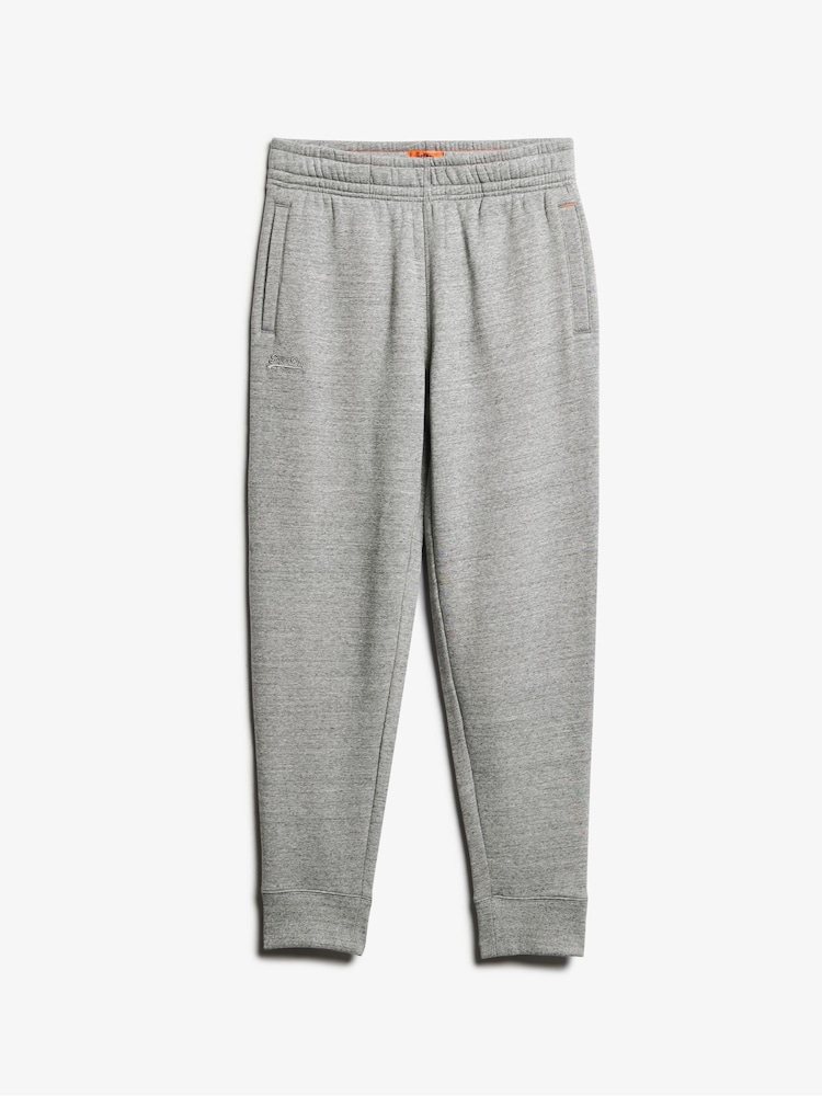 Superdry Dark Grey Fleck Marl Essential Logo Joggers - Image 5 of 6