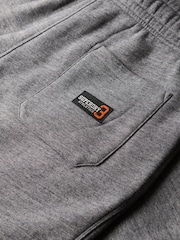 Superdry Dark Grey Fleck Marl Essential Logo Joggers - Image 6 of 6