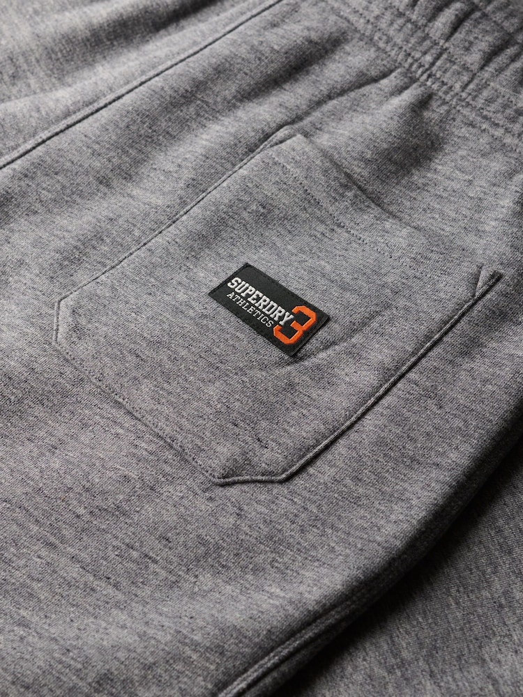 Superdry Dark Grey Fleck Marl Essential Logo Joggers - Image 6 of 6